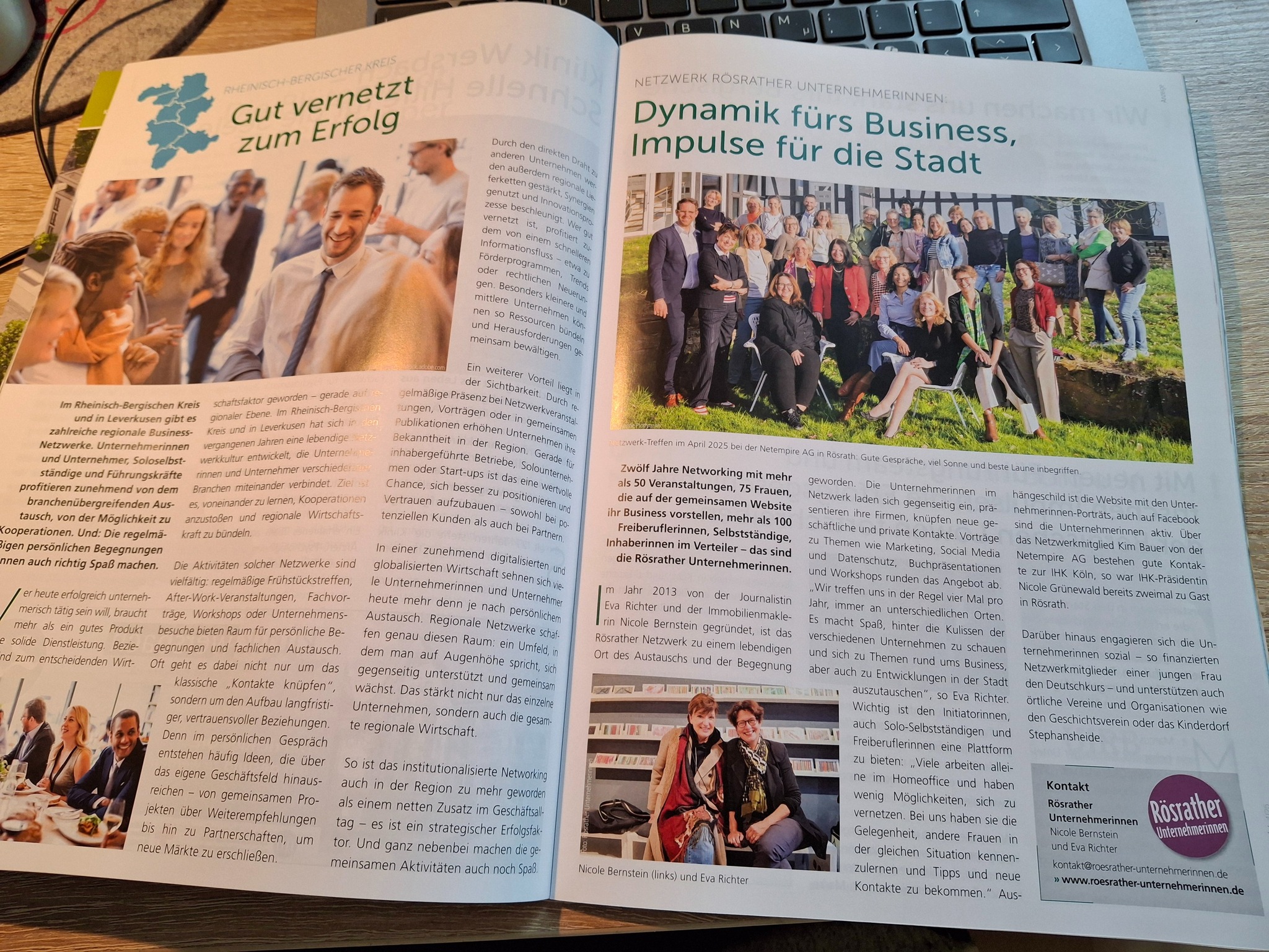 Artikel im Wirtschaftsmagazin GL & Lev Kontakt