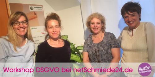 10.07.2018 - Workshop DSGVO bei netschmiede24.de